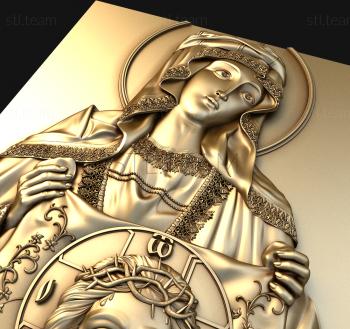 3D model Theotokos and the Almighty (STL)